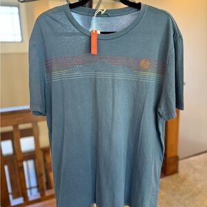 Marine Layer Blue Mountain Graphic Tee size L